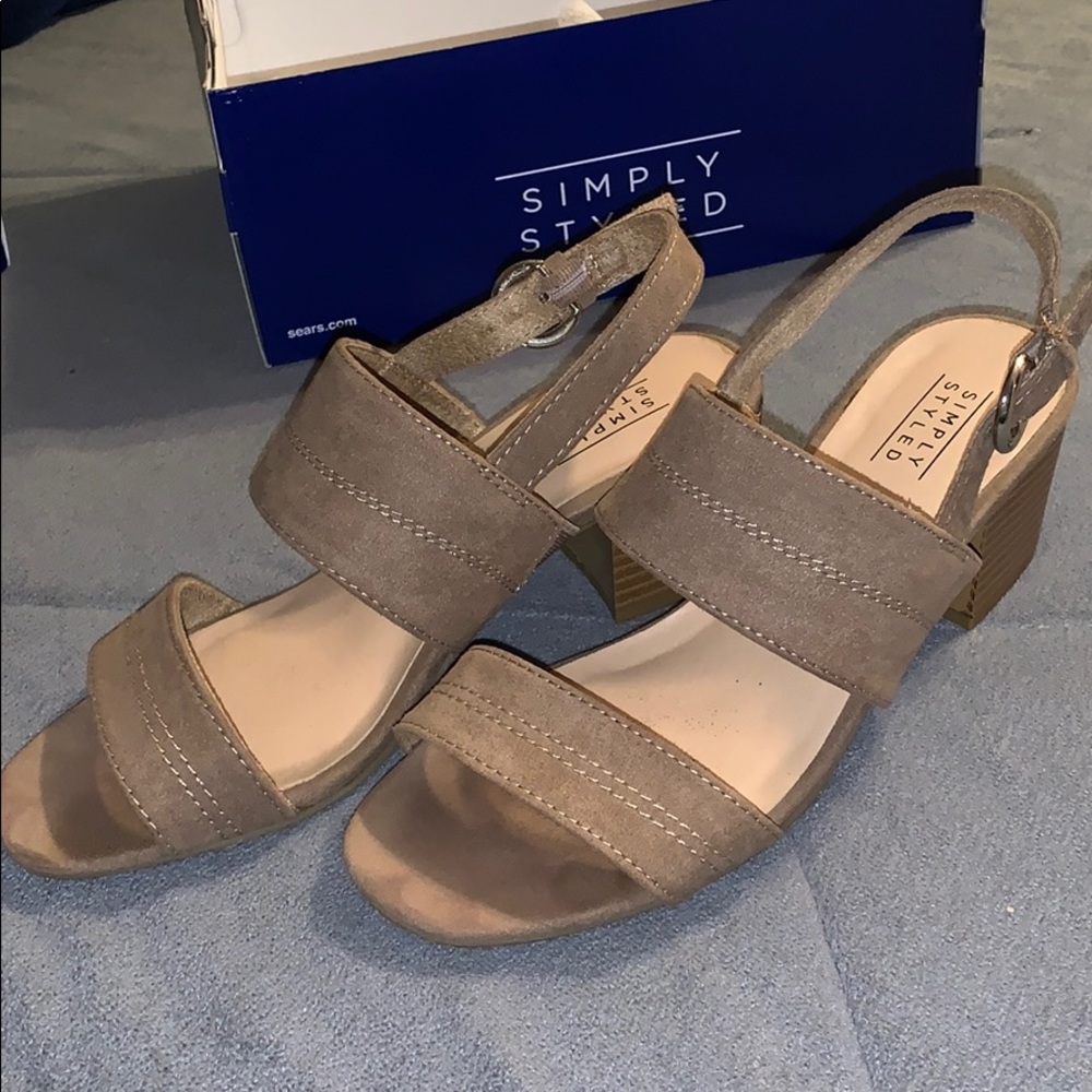 Short Heeled Beige
